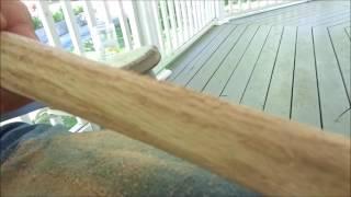 Carving a Wooden Hammer Handle