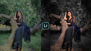 Dark and brown effect Lightroom photo editing//preset download free//