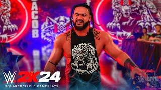 WWE 2K24 Jacob Fatu w/ Entrance Theme | New WWE 2K24 PC Mods