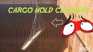 Cargo hold cleaning ( Grain standard ) #seafarer #seaman #vessel #ship #life #seamanvlog