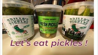 Let’s try some pickles !