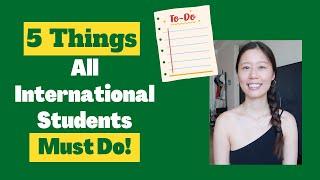 #开学季 留学生新学期必做清单 5 Things All International Students Must Do!