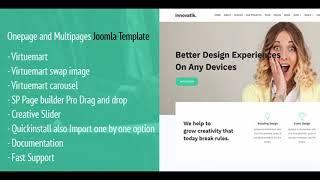 Innovatik - Corporate Joomla Template with Virtuemart | Themeforest Website Templates and Themes
