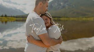 Film Inspired Banff Engagement | Calgary Wedding Videographer