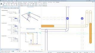 Allplan Add-On Rohrleitung - Grundrissdarstellung