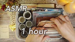 ASMR 잠이솔솔 1시간 다꾸 #빈티지다꾸 #コラージュ #Scrapbooking #journaling #papertherapy #collage