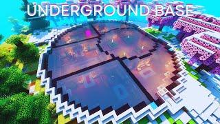 Minecraft: How To Build an Modern Underground Base 