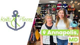 Knits & Pieces Yarn Store Tour in Annapolis, MD #unitedskeinsofamerica