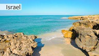 Israel. Secret Beaches You've Never Been To. Relaxing Stroll Along the Mediterranean Coast.