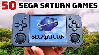 50 SEGA SATURN Games Tested on ANBERNIC RG35XX H