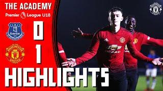 U18 Highlights | Everton 0-1 Manchester United | The Academy