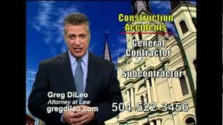 "Construction Accidents" - Your Legal Minute, by Attorney Greg DiLeo