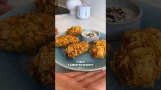 VEGANE KNUSPRIGE NUGGETS  | Tag 5/7 Airfryer-Rezepte  #rezept #vegan #airfryer #nuggets