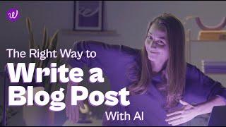 How to Write a Blog Post That Ranks Using AI