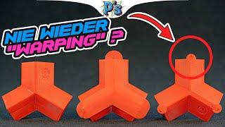 SO verhinderst du WARPING und viel NACHARBEIT [3D DRUCK - CURA TUTORIAL ]