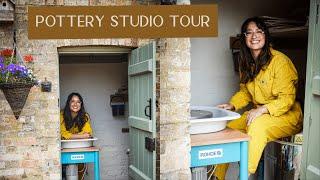 Pottery Studio Vlog 5 - New Pottery Studio Tour and How We’ve Set Up In a Very Small Space!