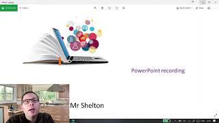 How to pre-record a lesson using PowerPoint