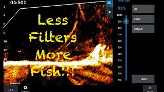 Garmin Livescope: New Crappie Settings Less Filter More Fish (Without Audio)