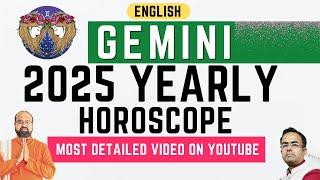 Gemini 2025 Yearly Horoscope | Zodiac Gemini 2025 Vedic Reading Predictions | Career | Wealth | Love