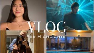 VLOG:: Feb Highlights Hotel Spa, DJ, Korean BBQ | Min Lee UK