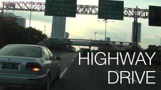 Highway Drive in Jakarta (Indonesia)