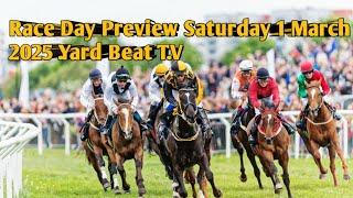 Race day peview Yard Beat t.v top class analysis on horse racing @Caymanas park. SaturdayMarch1.2025