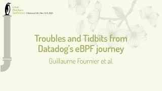 Troubles and Tidbits from Datadogs eBPF journey -  Guillaume Fournier, Hemanth Malla