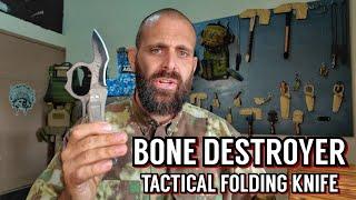 Bone Destroyer | World's First True Tactical Folding Knife?