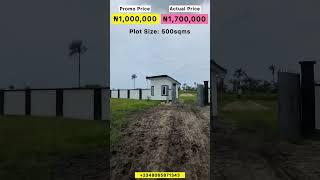 ₦1 Million Cheapest Dry Land In #ibejulekki #lagosnigeria