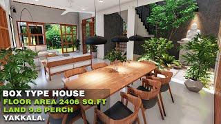 Modern Box Type House Design | 4 Bed Rooms | 9.8 Perch |Yakkala, Sri Lanka.