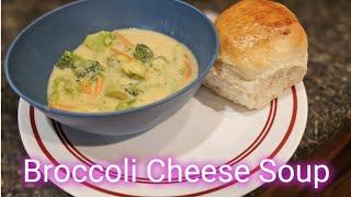 Broccoli Cheese Soup. Easy, cheesy, and delicious!