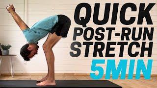 5 Min Quick & Effective Post Run Stretching Routine