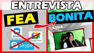 Cómo GRABAR una ENTREVISTA Profesional ¡Bonita! [OBS NINJA Tutorial]