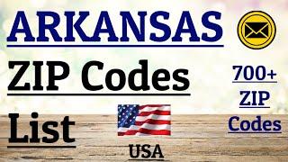 ARKANSAS ZIP Code s List || U.S.State || USA-United States of America.