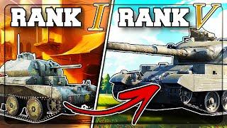 Evolving Tank Lineup To TOP TIER - Permadeath Challenge - War Thunder