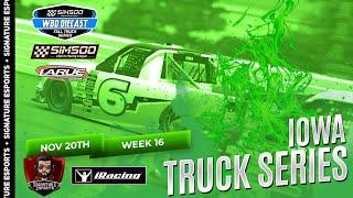 IOWA - WBD DIECAST TRUCK SERIES | POWERED BY SIM 500 #iracing #league #gaming