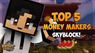 Top 5 BEST ways to MAKE MONEY! on McCentral Skyblock