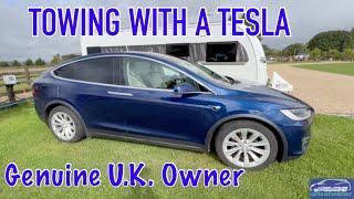 TESLA TOWING A CARAVAN RV .The facts! The owner’s perspective.