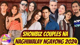 Showbiz Couples na Naghiwalay ngayong 2024