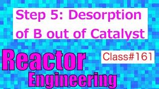 Desorption of Product (Step 5/7) // Reactor Engineering - Class 161