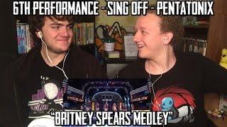 6th Performance - Sing Off - "Britney Spears Medley" - Pentatonix | REACTION (ft. Alec Helm)