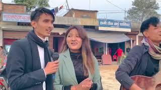 Singing song in public simran bashyal