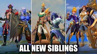 ALL NEW 9 SIBLINGS IN MOBILE LEGENDS 2021 | ALL PAIR