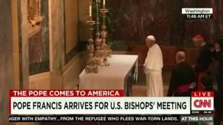 Pope Francis Table Cloth Magic Trick Popes Astonishing Feat Ellen