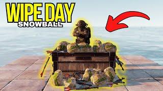 I got too much loot in this solo rust wipeday - rust mini wipe 04