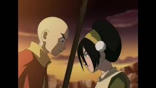 Avatar The Last Airbender: Bitter Work | Aang Saves Sokka And Earthbends For The First Time