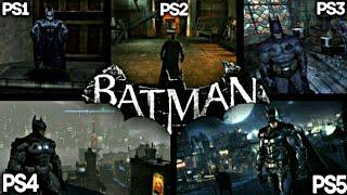 BATMAN PS1 VS PS2 VS PS3 VS PS4 VS PS5