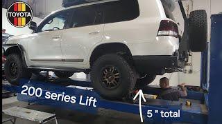 Land Cruiser 200 series suspension lift upgrade