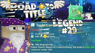 I Bought a 30 BGL Megaphone! Huge Risk Taken | Road to Title #29 Growtopia