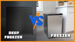 Freezer vs Deep Freezer